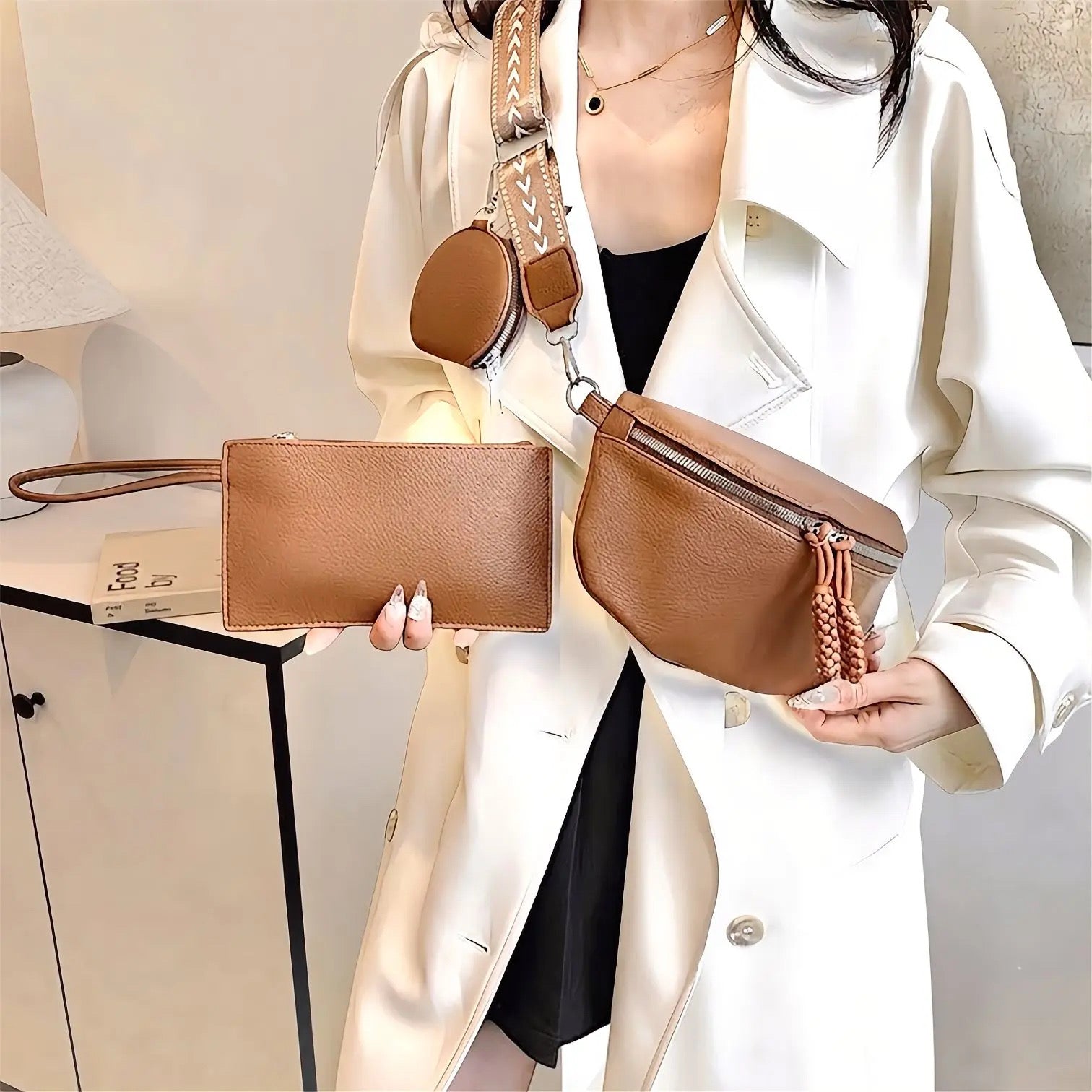 BOLSO BANDOLERA MÁS TARJETERO