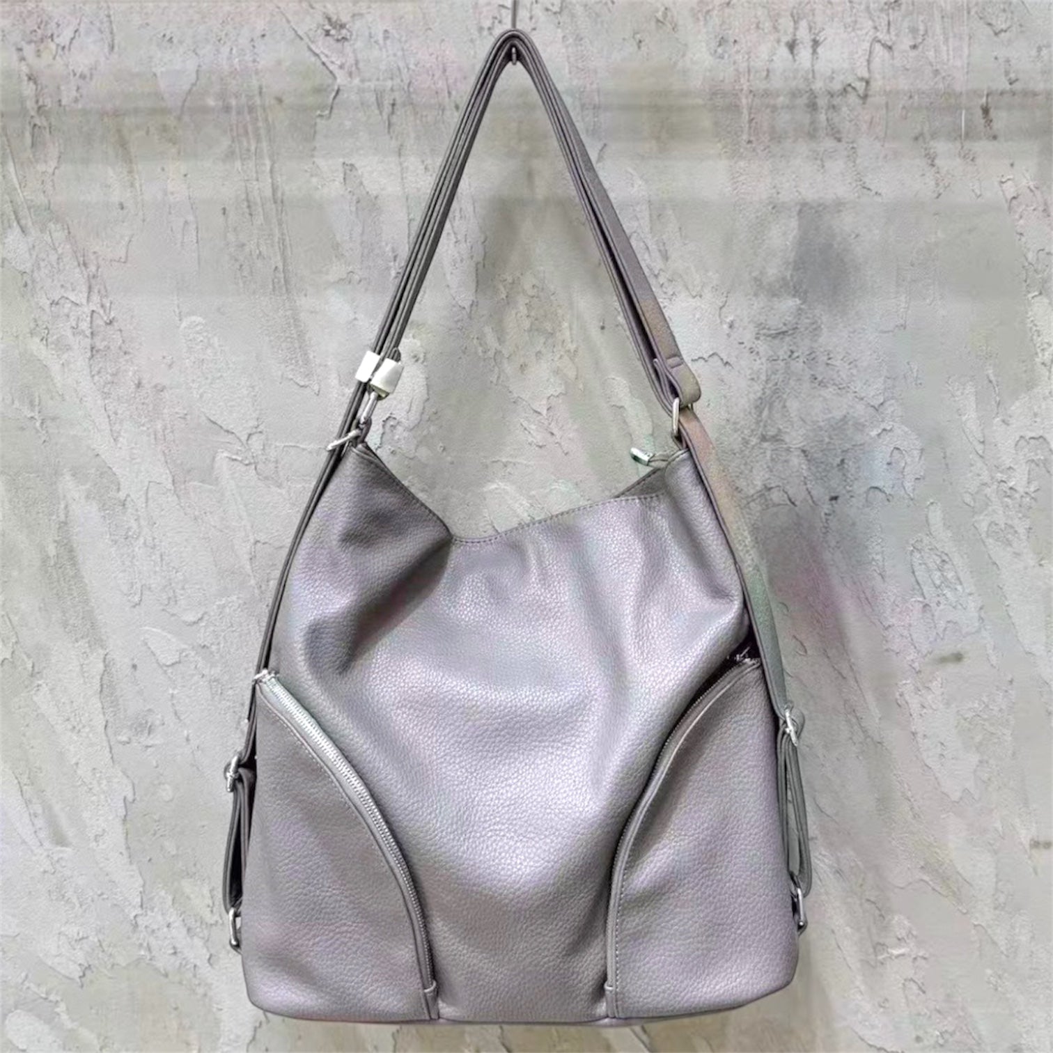 CARTERA MOCHILA ECOCUERO GRANDE