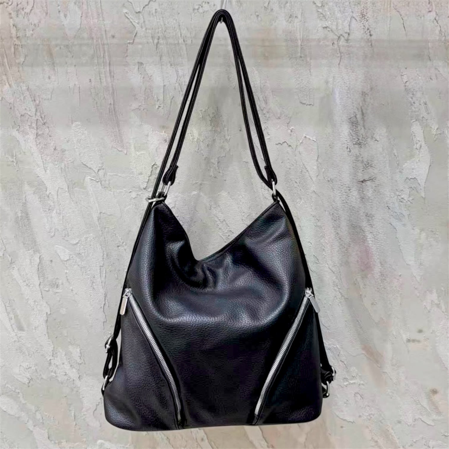 CARTERA MOCHILA ECOCUERO GRANDE