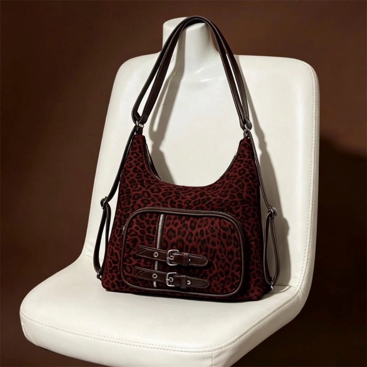 CARTERA MOCHILA DE HOMBRO 2 EN 1