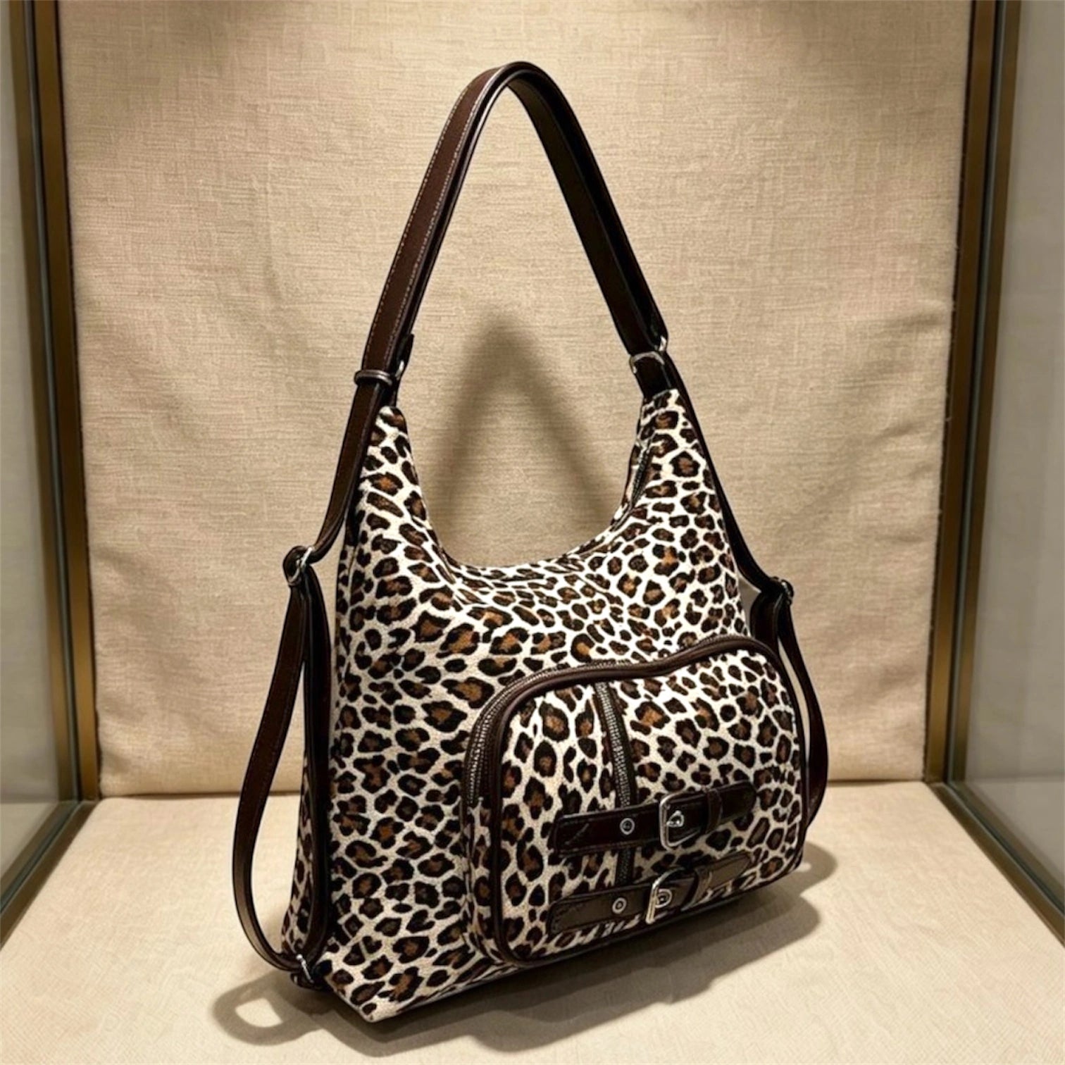 CARTERA MOCHILA DE HOMBRO 2 EN 1