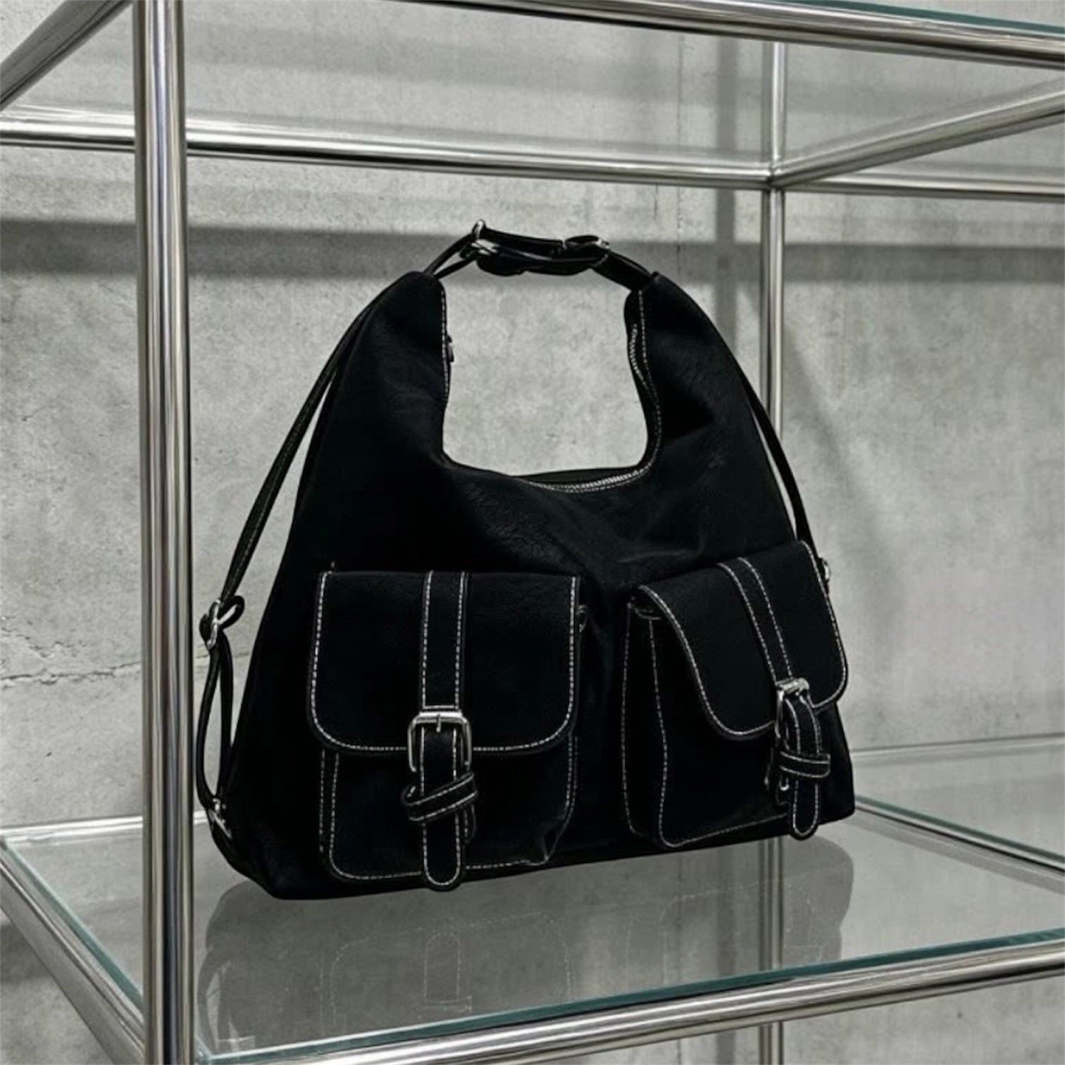 CARTERA MOCHILA CON HEBILLAS VIRAL
