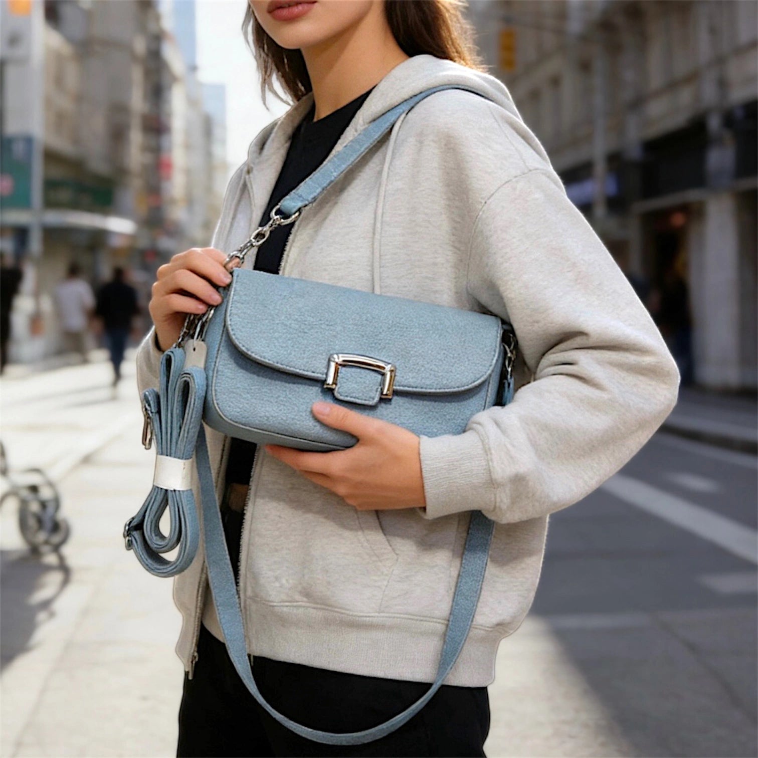 CARTERA DE HOMBRO MINIMALISTA