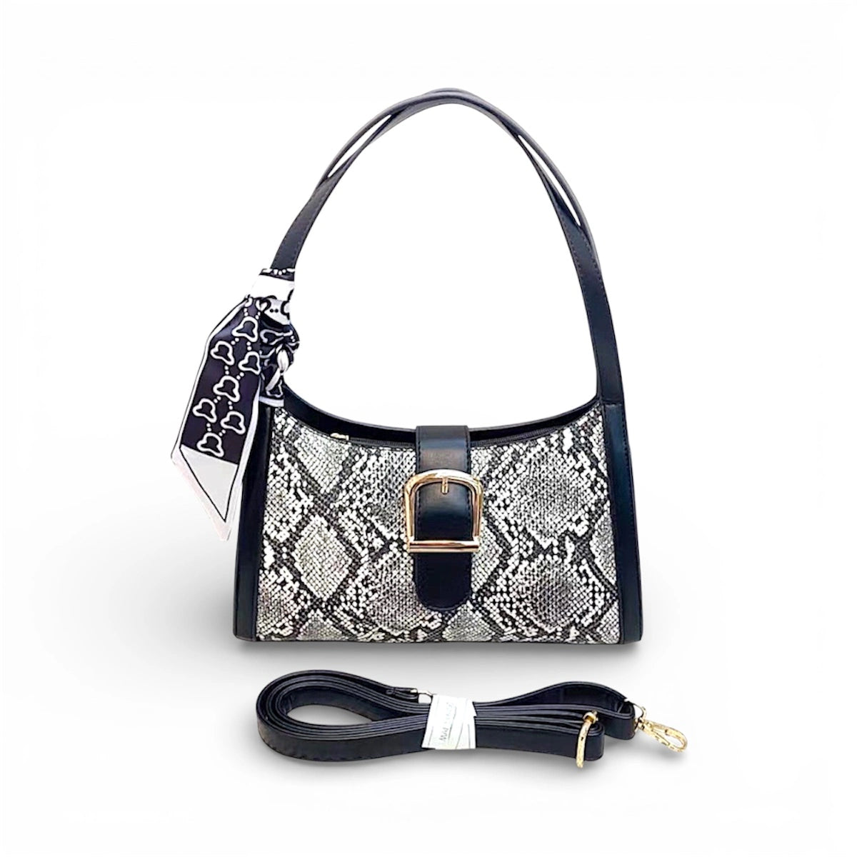 Cartera de hombro animal print mujer 
