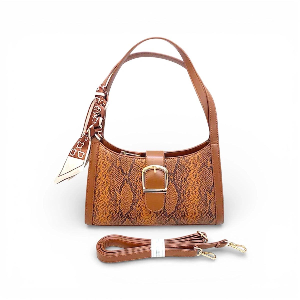 Cartera de hombro animal print mujer 