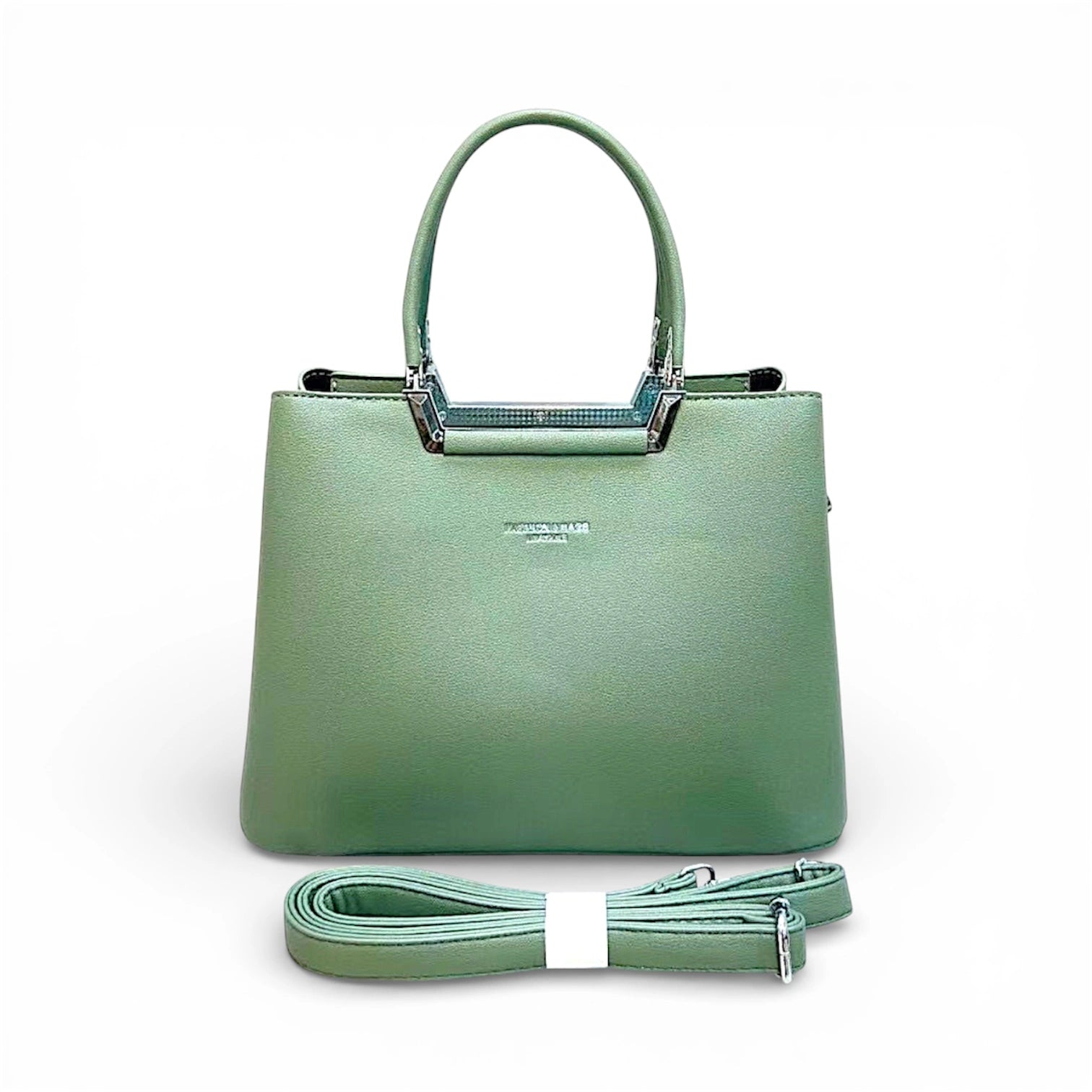 Cartera de mujer color verde elegante y moderna, ideal para uso diario o eventos. Diseño cómodo, resistente y con amplio espacio interior.