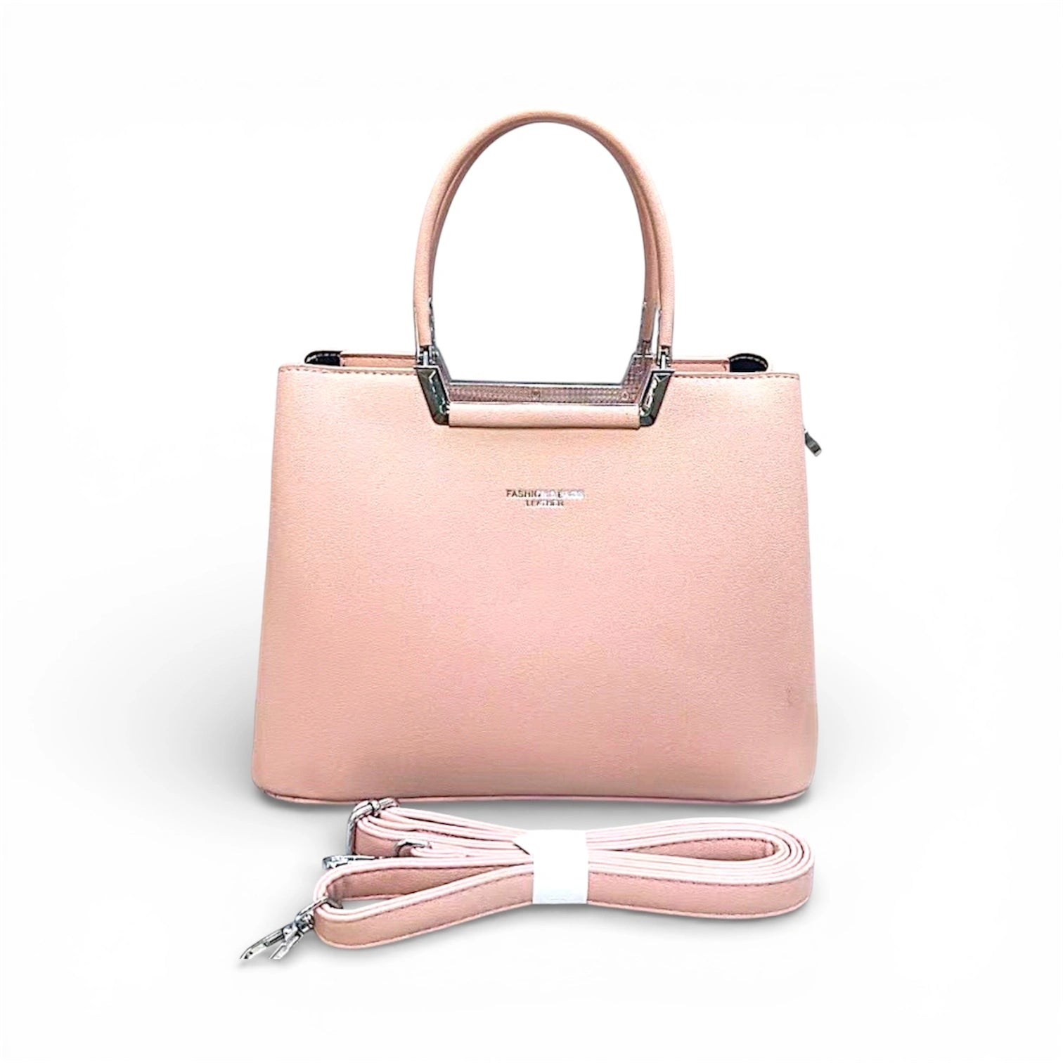 Cartera de mujer color rosa elegante y moderna, ideal para uso diario o eventos. Diseño cómodo, resistente y con amplio espacio interior.