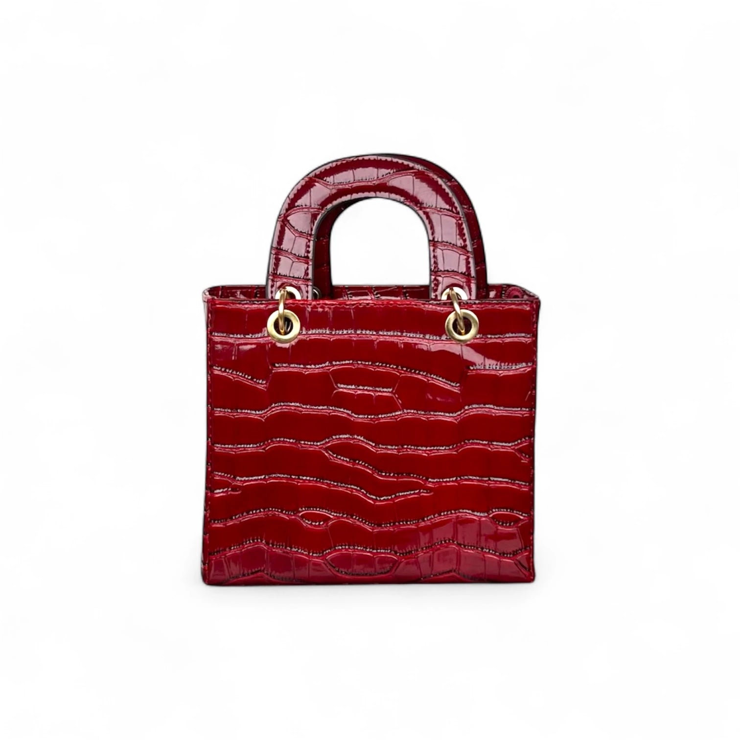 Cartera rojo burdeo