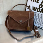CARTERA SOBRE DE GAMUZA ELEGANTE