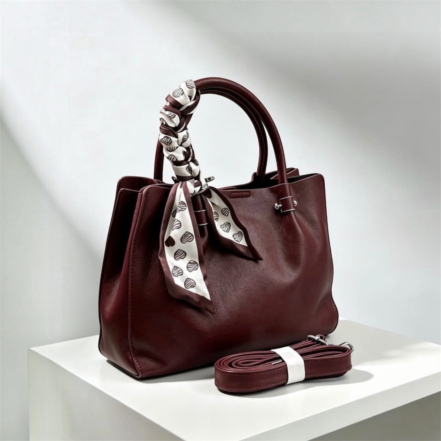 CARTERA DE MANO CON PAÑUELO