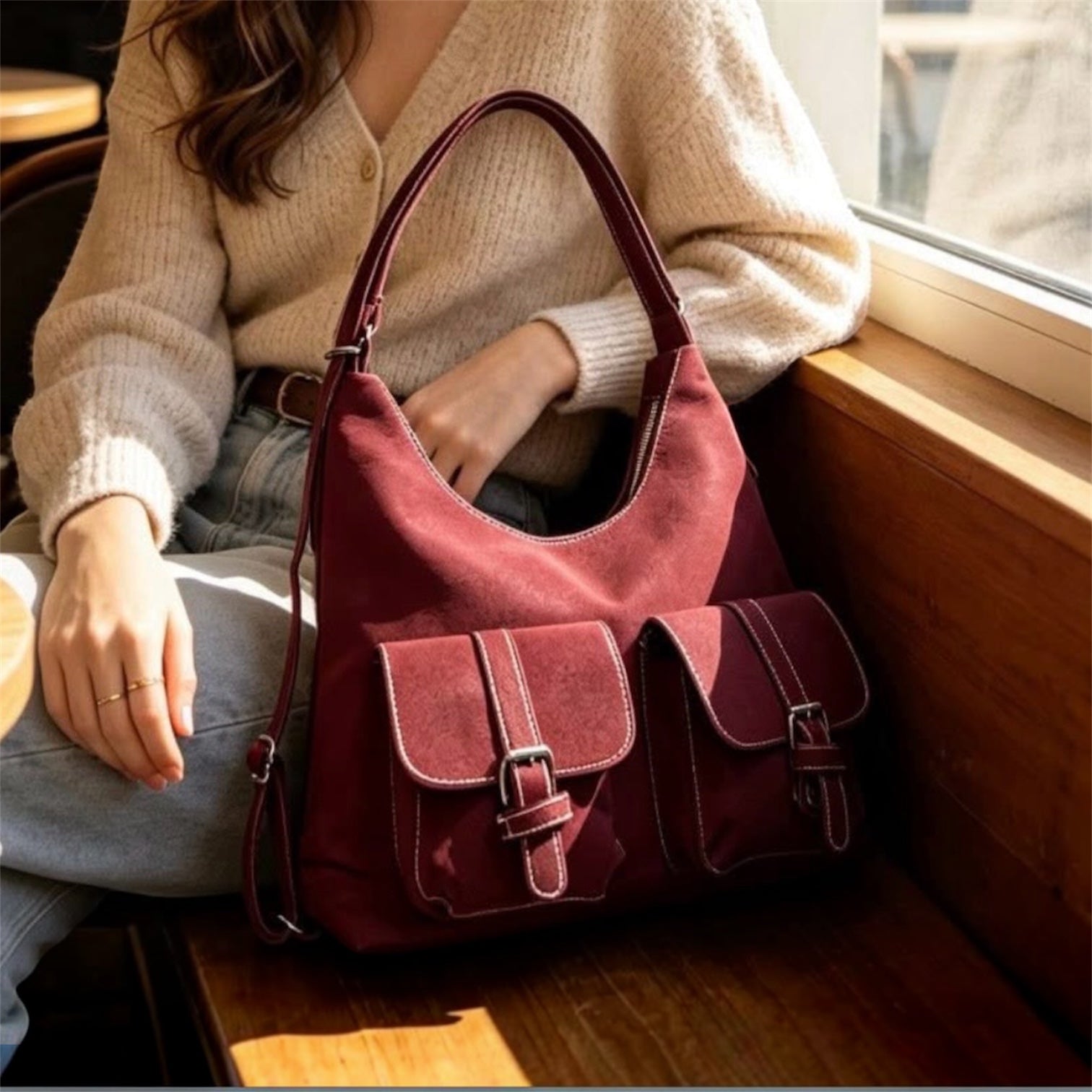 CARTERA MOCHILA CON HEBILLAS VIRAL